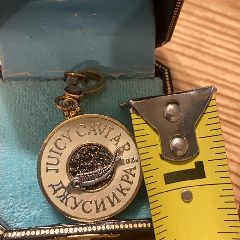 NEW JUICY COUTURE CAVIAR CHARM SUPER RARE! Y2K NEW IN BOX! YJRU0563